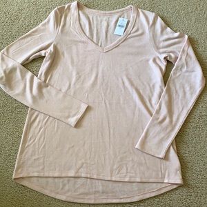 American Eagle blush pink super soft long sleeve T
